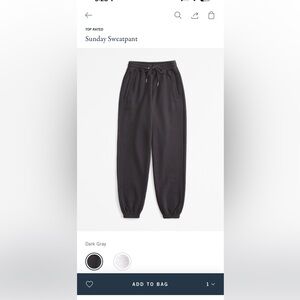 Abercrombie Sunday Sweatpants